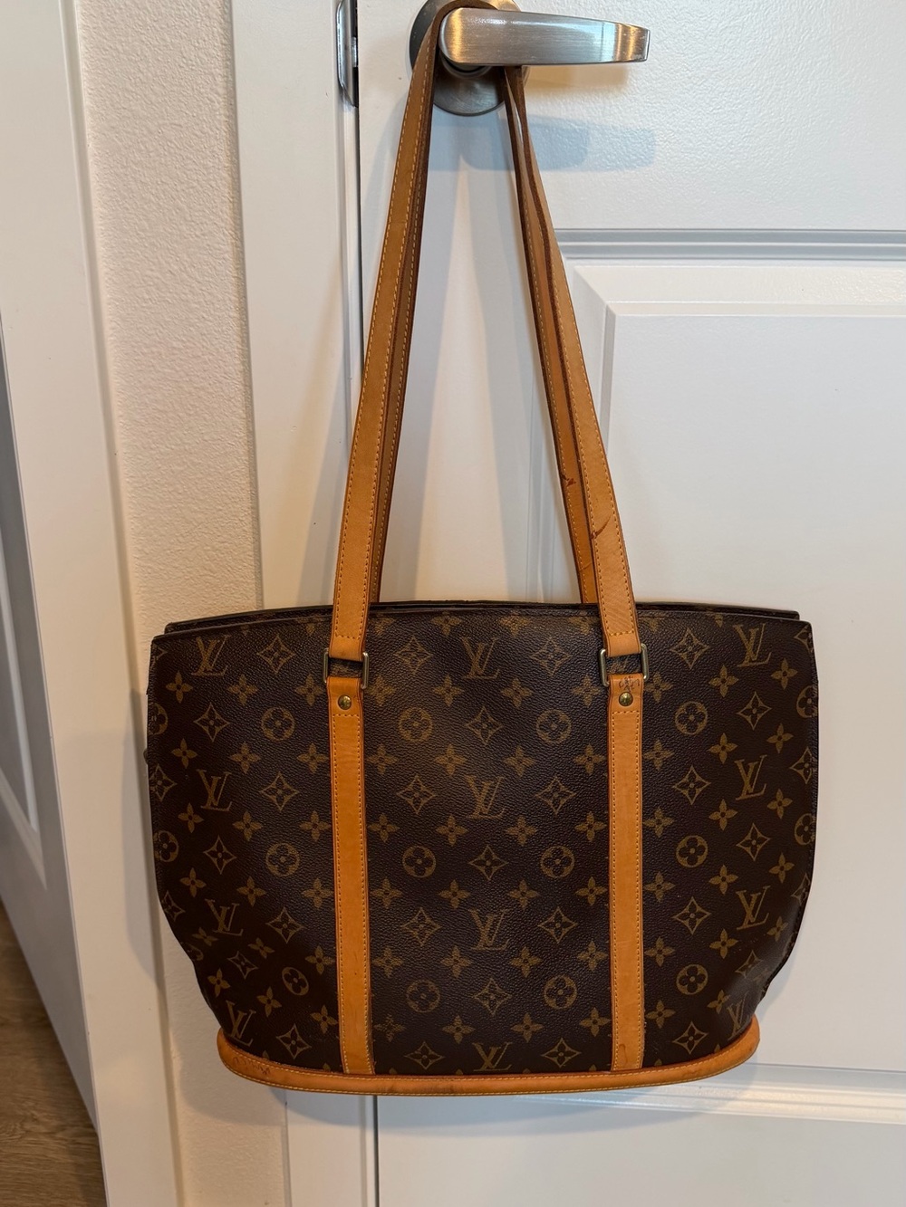 Vintage Louis Vuitton Monogram Leather Shoulder Tote